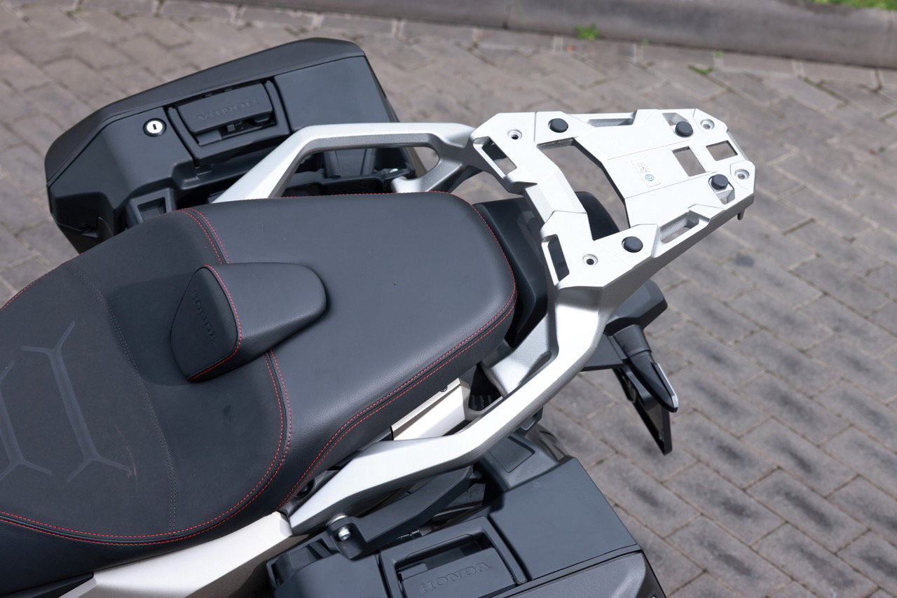 There's ample pillion space and storage